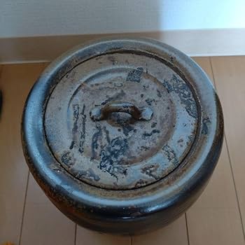 24・備前焼　水指　木戸明彦　山麓窯　未使用新品　共箱入り　陶歴あり　茶道具 Amazon.co.jp: 24備前焼 水指 木戸明彦 山麓窯 共箱入り 陶歴